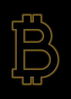 bitcoin glow  gold 