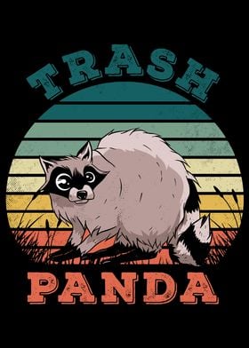 Cute Trash Panda Retro