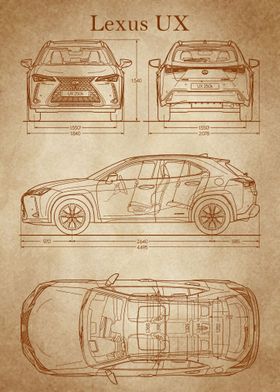 Lexus UX Blueprint old