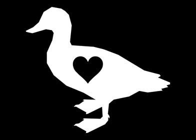 Duck Heart Duck Gift Pet A