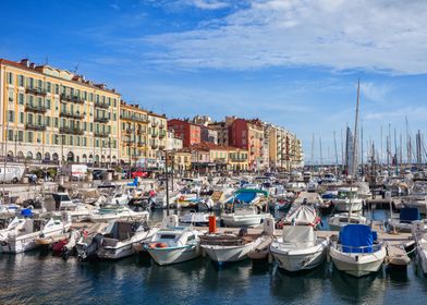 Port of Nice in France