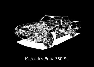 Mercedes Benz 380 SL 1980 