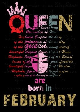 Queen Are Born In February