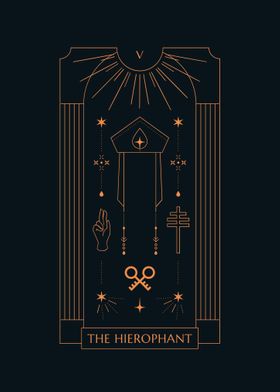 Black Tarot THE HIEROPHANT