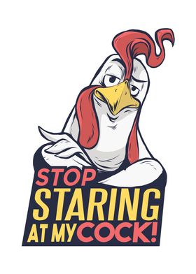 Funny Staring at Cock