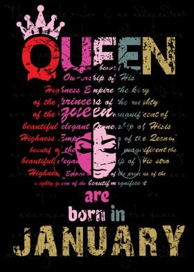 Queen Are Born In January