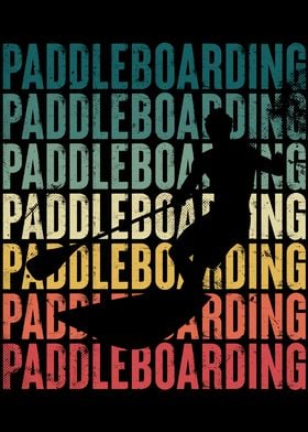 Retro Paddleboarding Gift