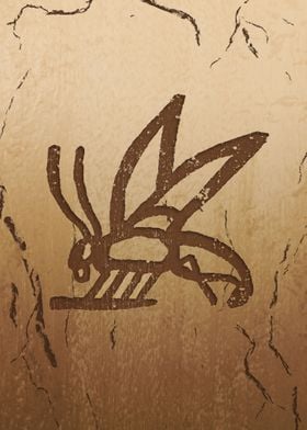 Bee Hieroglyph