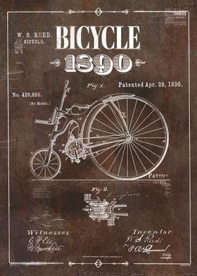 Patente bicicleta 1890