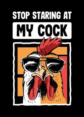 Staring at Cock Chicken