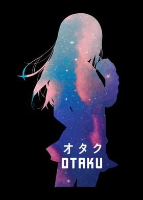 Anime Otaku Girl Galaxy