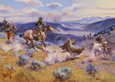 Cowboys Hunting Bear