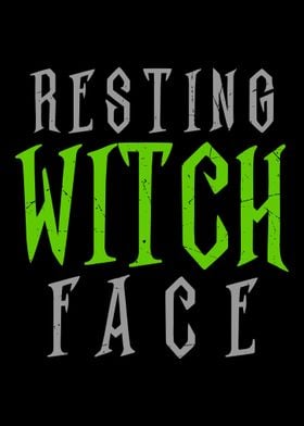 Resing Witch Face