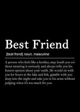 Best Friend masculine