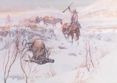 Cowboys Hunting elk