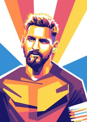 Lionel Messi' Poster by Frankie RT, Displate