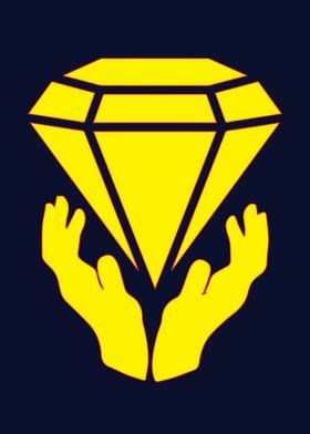 YELLOW  DIAMOND HANDS