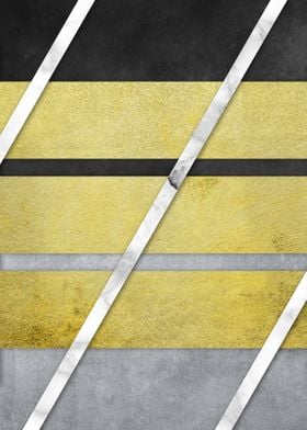 3 Golden Marble Stripes