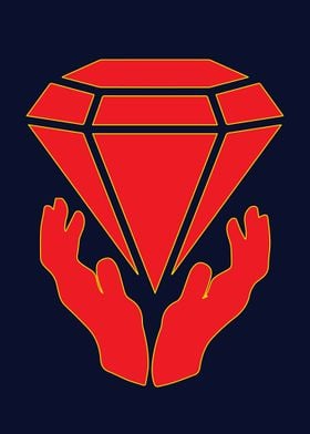 RED DIAMOND HANDS