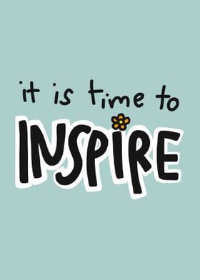 It is time to inspire word