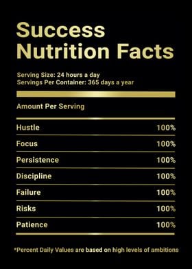 Success nutrition facts