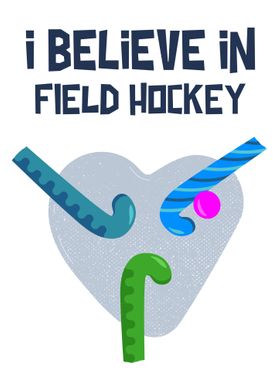 Field Hockey cool Wall Art