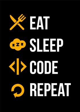 Eat Sleep Code Repeat