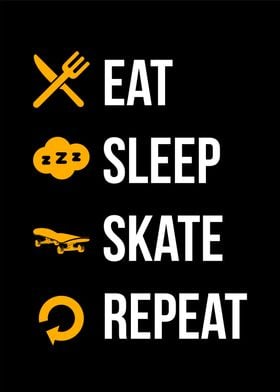 eat sleep skate repeat