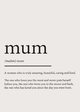 Mum Definition