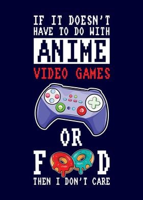 Gaming Anime Otaku Gamer