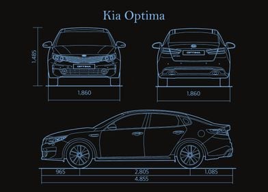 Kia Optima 2017 Blueprint