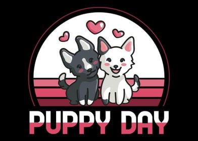 Puppy Day Dog Love Heart