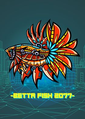 Mecha Betta Fish Modern