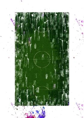 soccer field painting