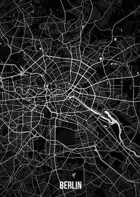 Berlin Dark Map