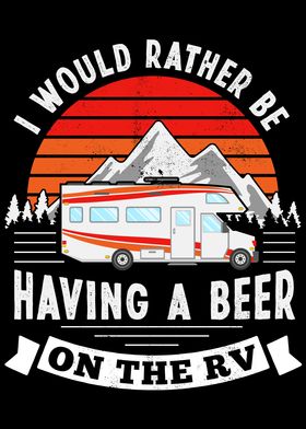 Having a Beer on the RV 