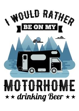 RV Motorhome  Beer Lover