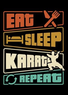 Eat Sleep Karate Repeat