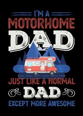 Funny Motorhome Dad Gift