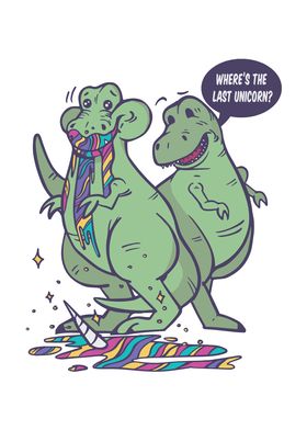 Last Unicorn Dino Rex Gift