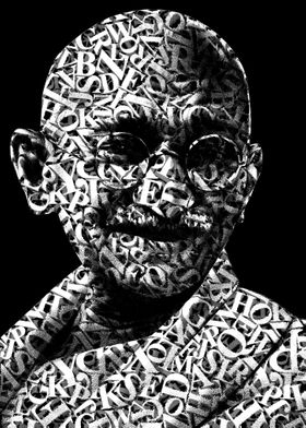 Gandhi Typography