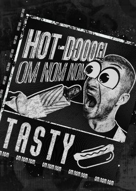 Hot dog tasty fast food