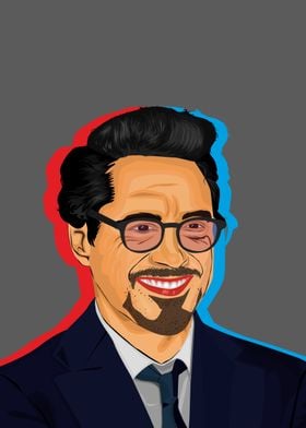 Vector Robert Downey Jr 