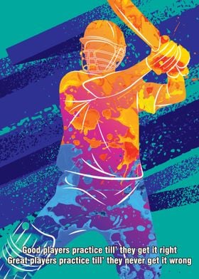 Cricket Sport Poster