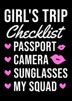 Girls Trip Checklist