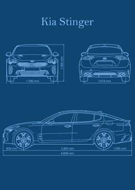 Kia Stinger 2019 Blueprint