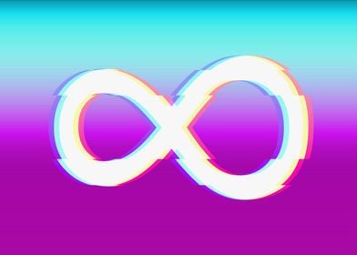 Infinity Symbol Vaporwave