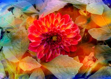 dahlia in spring season