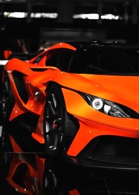 Luxury Car orange