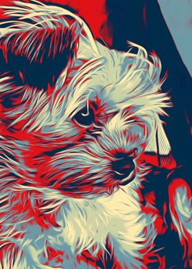 Yorkshire Terrier Pop Art